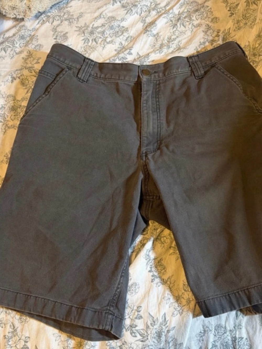 Carhartt Men's Dark Gray Flat Front Work Shorts